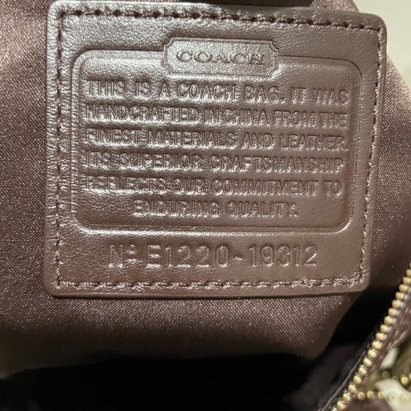 Coach Kristin leather woven bag - Picture 5 of 5